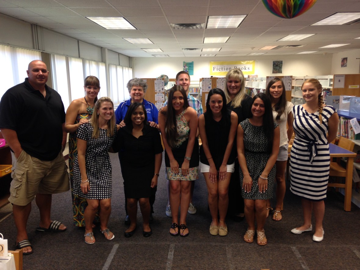Brand new PJSTA members plus some old lady in the blue shirt.