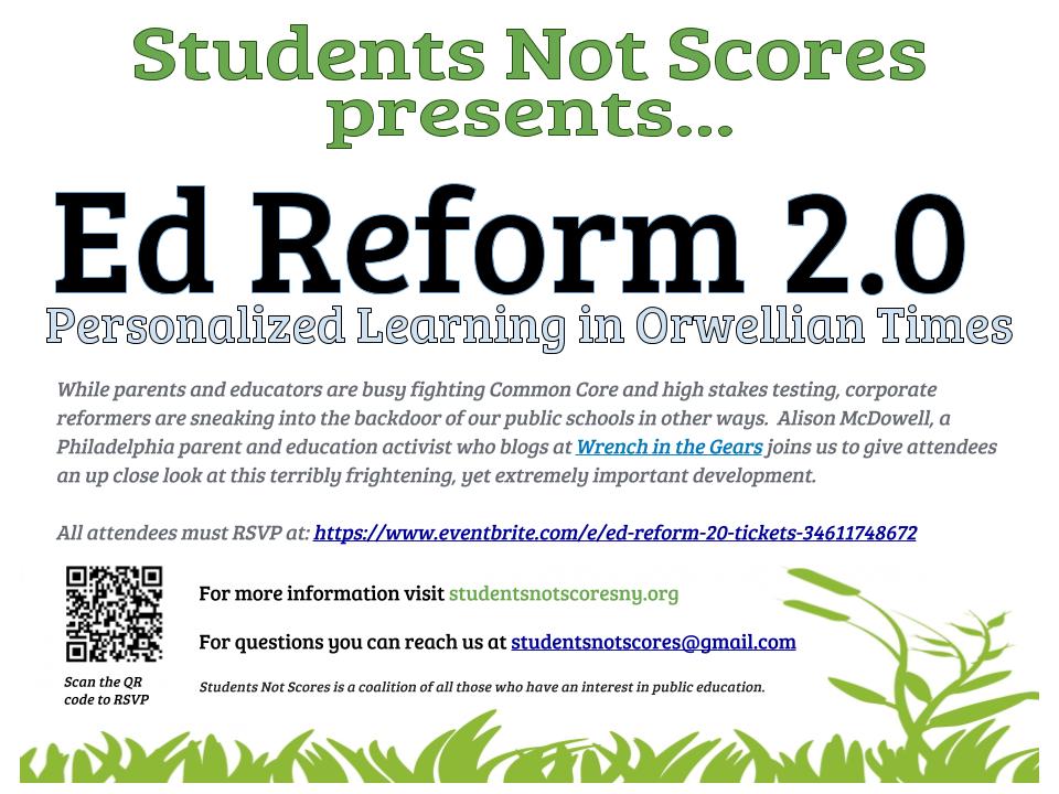 Ed Reform 2.0 Flyer